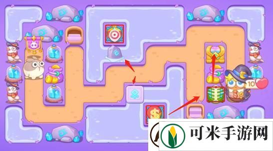 保卫萝卜4阿波与魔法宝藏第49关攻略